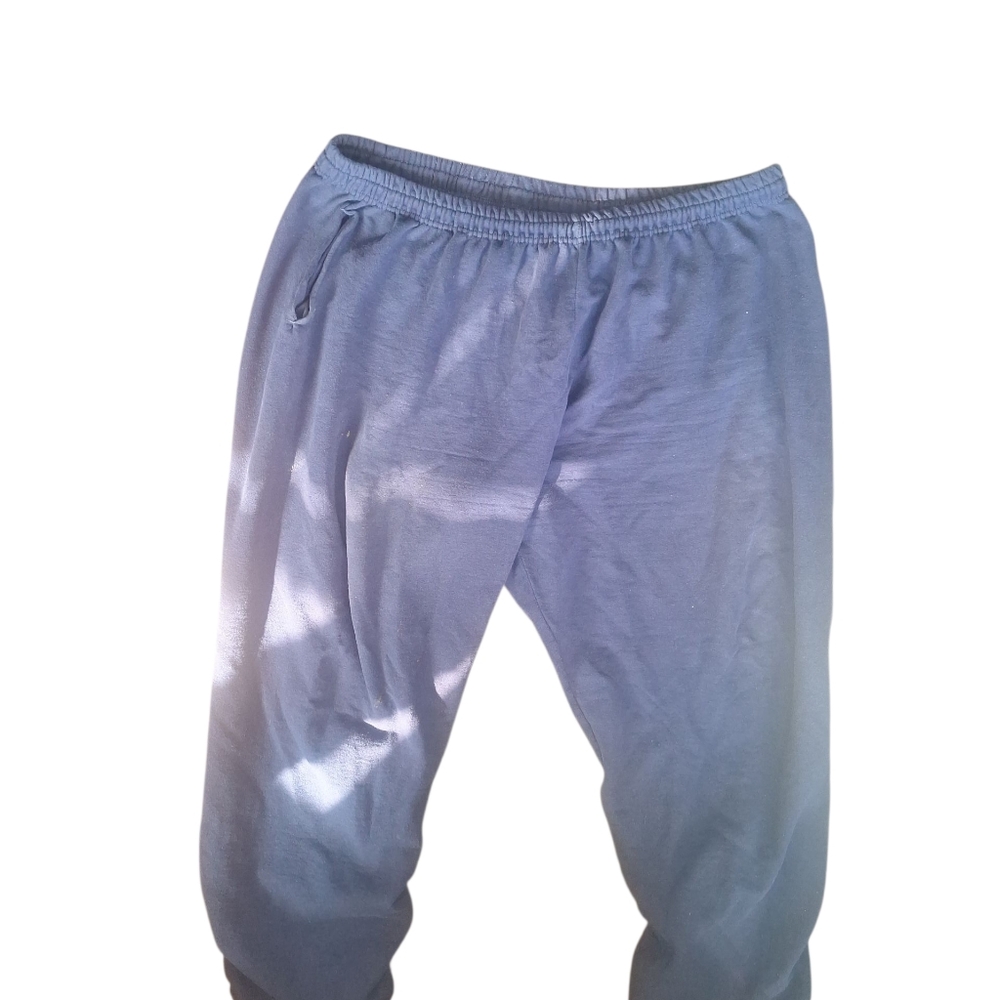 Men's Blue Pants By Jerzees